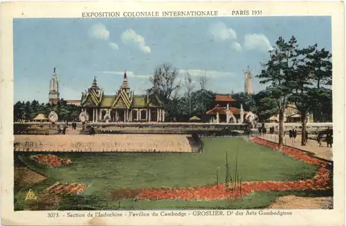 Paris, Exposition Coloniale Intern. 1931, Pavollon du Cambodge -540142