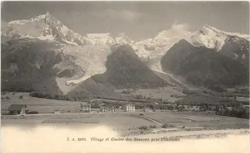 Village et Glacier des Bassons pres Chamonix -540288