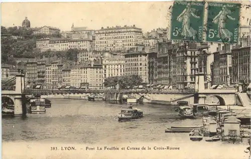 Lyon, Pont La Feuillee et Coteau de la Croix-Rousse -540310