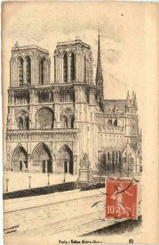Paris, Eglise Notre-Dame -540236