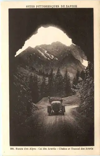 Route des Alpes, Col des Aravis, Chaine et Tunnel des Aravis -540322