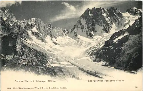 Chamonix Mont Blanc, Cabane Pierre a Beranger, Les Grandes Jorasses -540368