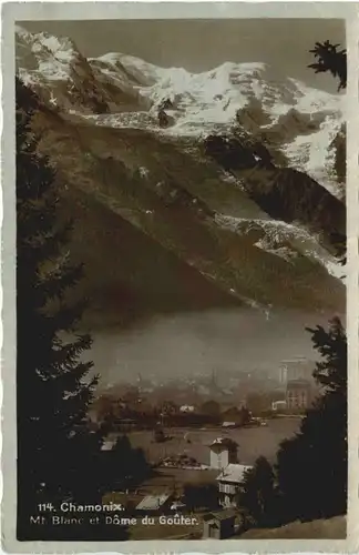 Chamonix, Mont Blanc et Dome du Gouter -540408