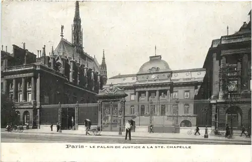 Paris, Le Palais de Justice u. La Ste. Chapelle -540214
