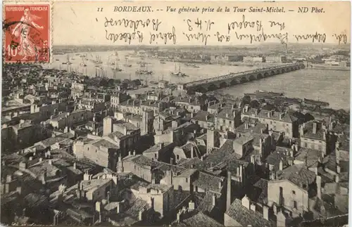 Bordeaux, Vue generale prise de la Tour Saint-Michel -540316