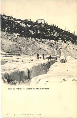 Chamonix, Mer de Glace et Hotel du Montanvert -540462