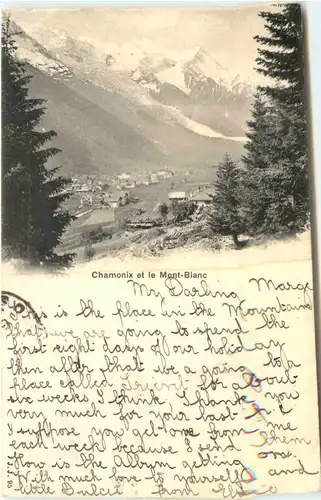 Chamonix, et le Mont-Blanc -540446
