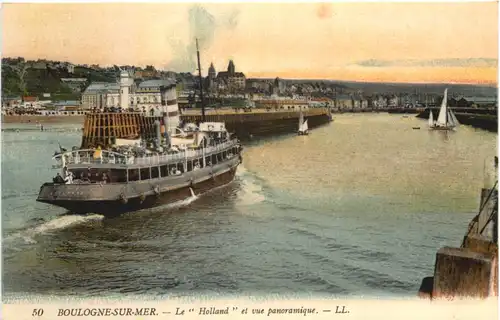 Boulogne-sur-mer, Le Holland et vue panoramique -540320