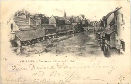 Chartres, Vue prise sur LÈure -540694