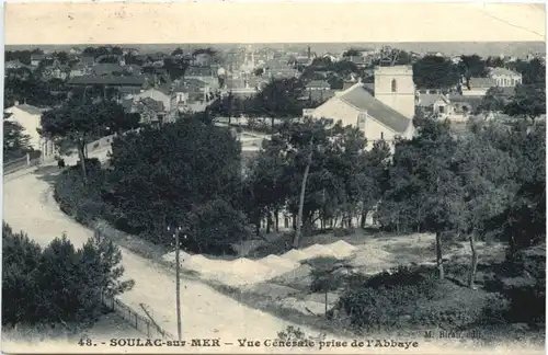 Soulac-sur-Mer, Vue generale prise de lÀbbaye -540538