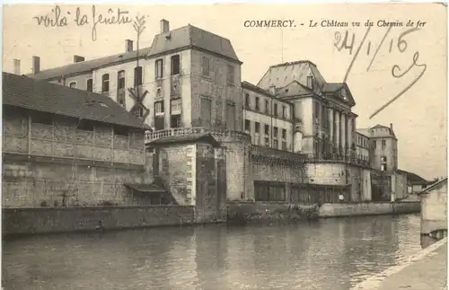 Commercy, Le Chateau vu du Chemin de fer -540754