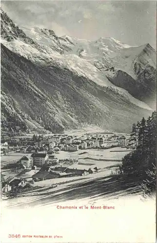 Chamonix, et le Mont-Blanc -540394