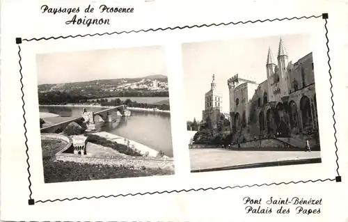 Avignon, Pont Saint-Benezet, Palais des Papes -540420