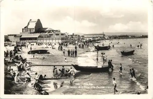 Sete, Ensemble de la Plage et le Casino -540508