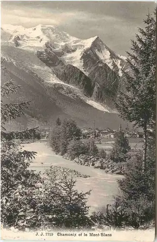 Chamonix, et le Mont-Blanc -540472