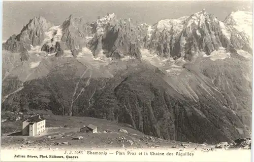 Chamonix, Plam Praz et la Chaine des Aiguille -540492