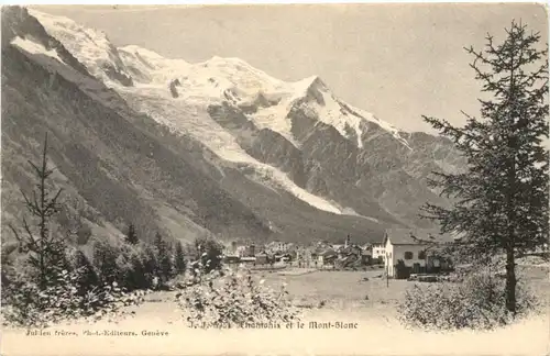 Chamonix, et le Mont-Blanc -540452