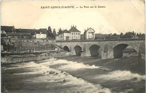 Saint-Genix-DÀoste, Le Pont sur le Guiers -540604