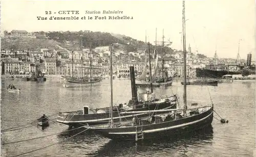 Cette, Vue dènsemble et le Fort Richellet -540670