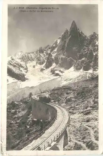 Chamonix, Aiguille du Dru et Chemin de fer du Montenvers -540404