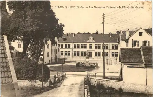 Seloncourt, Les Nouveaus Batiments de lÈcole des Garcons -540544
