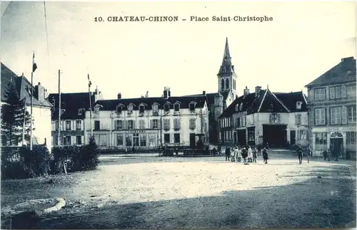 Chateau-Chinon, Place Saint-Christophe -540866