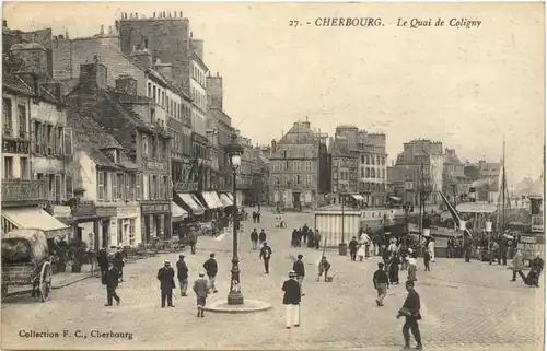 Cherbourg, Le Quai de Coligny -540716