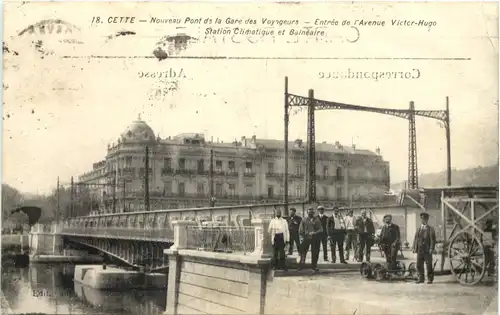 Cette, Nouveau Pont de la Gare des Voyageurs -540668