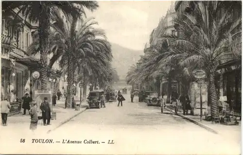 Toulon, LÀvenue Colbert -540970