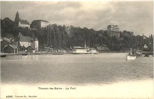 Thonon les bains, Le Port -540980