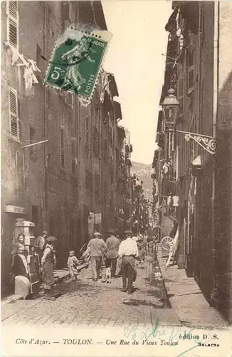 Toulon, Une Rue du Vieux Toulon -540968