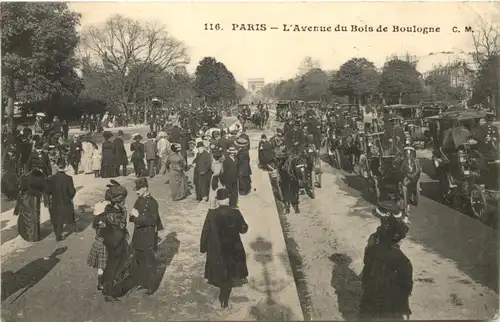 Paris, LÀvenue du Bois de Boulogne -541088