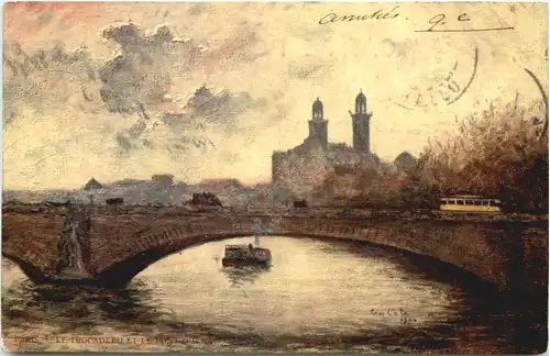 Paris, Le Trocadero et le Pont dÌena -541182