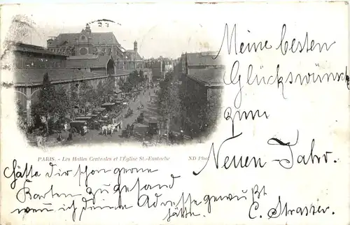 Paris, Les Halles Centrales et lÈglise St-Eustache -541086