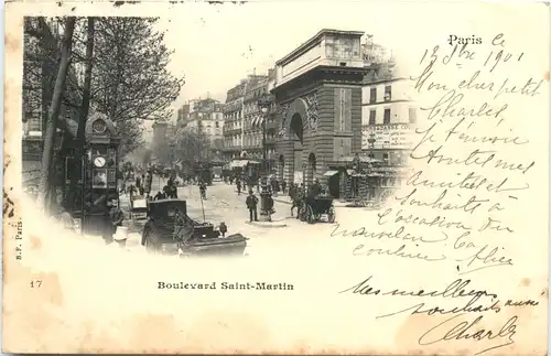Paris, Boulevard Saint-Martin -541186