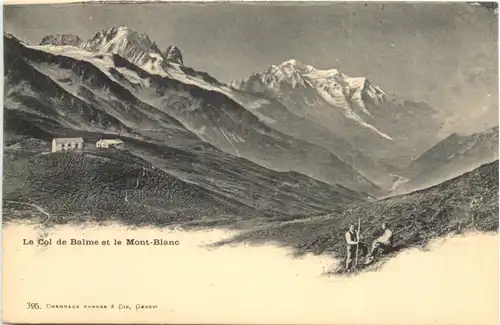 Chamonix, Le Col de Balme et le Mont-Blanc -541500