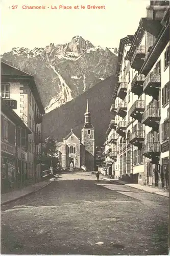 Chamonix, La Place et le Brevent -541684