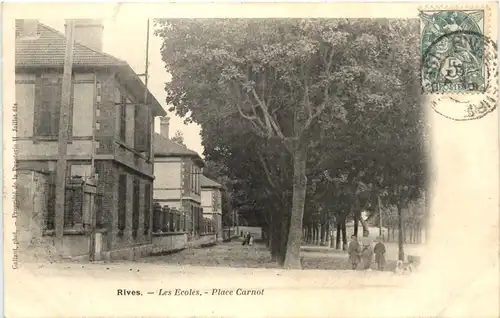 Rives, Les Ecoles - Place Carnot -541562