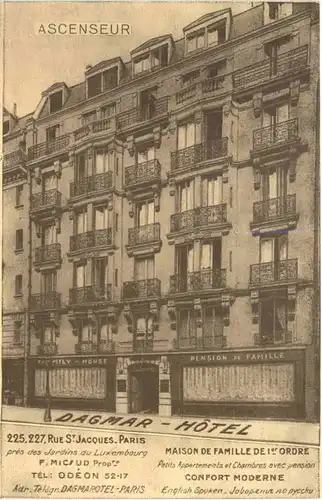 Paris, Rue S`Jaques, Dagmar-Hotel -541638