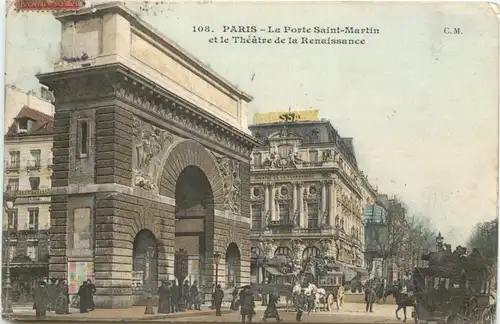 Paris, La Porte Saint-Martin -541236