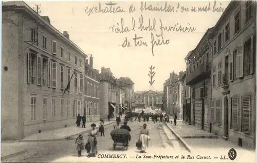 Commercy, La Sous-Prefecture et la Rue Carnot -541556