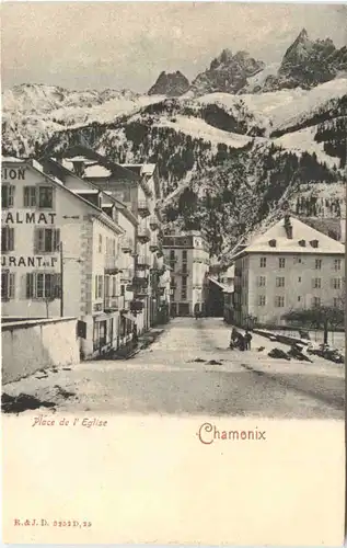 Chamonix, Place de lÈglise -541676