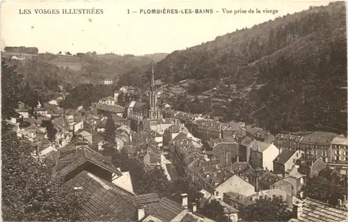 Plombieres-Les-bains, Vue prise de la vierge -539678