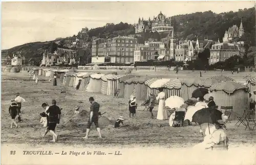 Trouville, La Plage et les Vilas -539958