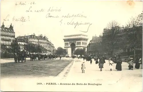 Paris, Avenue du Bois de Boulogne -540098