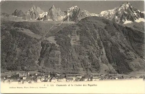 Chamonix, et la Chaine des Aiguilles -540398