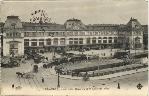 Toulouse, La Gare Matabiau et le Canal du Midi -540952
