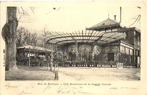 Paris, Bois de Boulogne, Cafe de la Grande Cascade -541650