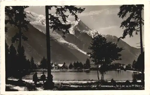 Chamonix, le Lac u. le M`Blanc -540378