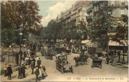 Paris, Le Boulevard de la Madeleine -541340